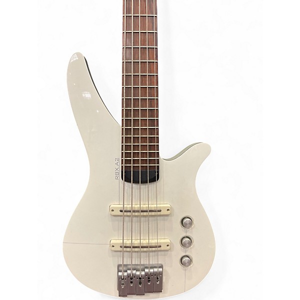 Used Yamaha RBX5A2 Classic White Electric Bass Guitar