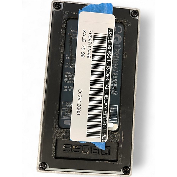 Used BOSS DD3 Digital Delay Effect Pedal