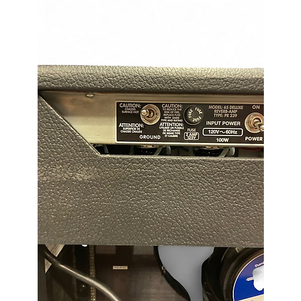 Used Fender 1965 Deluxe Reverb 22W Tube Guitar Amp Head