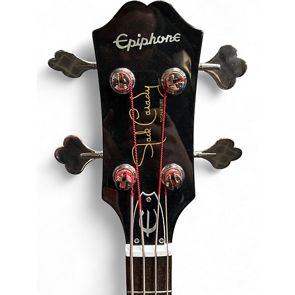 Used Epiphone Jack Casady Signature SPARKLING BURGUNDY Electric Bass Guitar