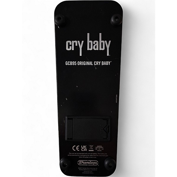 Used Dunlop GCB95 Original Crybaby Wah Effect Pedal