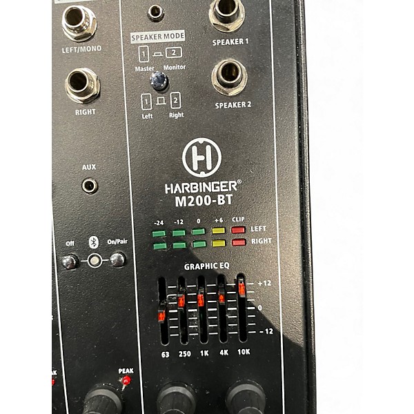 Used Harbinger M200BT Powered Mixer