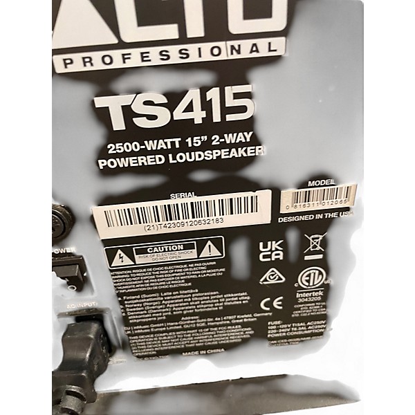 Used Alto TS415 Powered Speaker