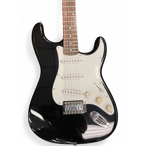Used Strat squier black Solid Body Electric Guitar
