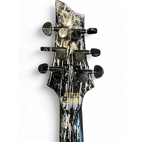 Used Schecter Guitar Research C1 Silver Mountain Solid Body Electric Guitar