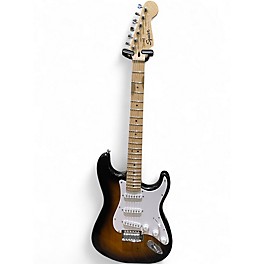 Used Squier STRATOCASTER 2 Tone Sunburst Solid Body Electric Guitar