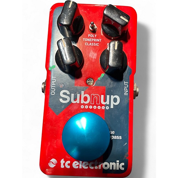 Used TC Electronic Sub N Up Octaver Effect Pedal