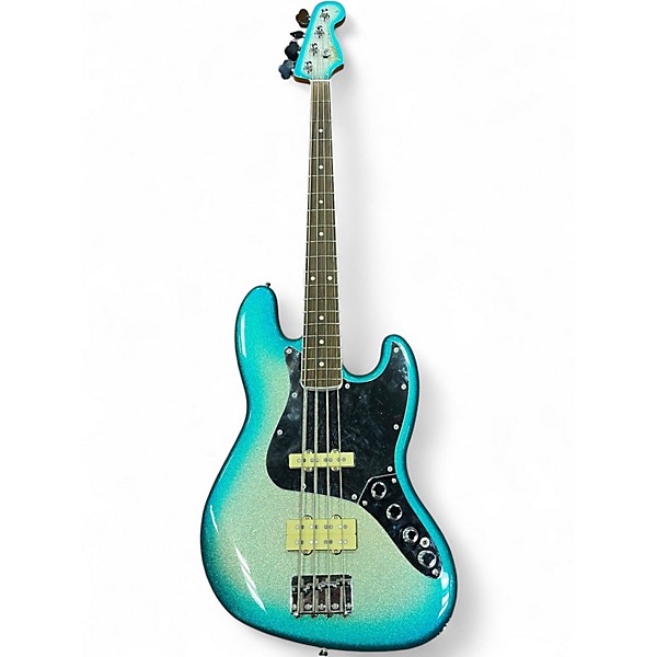 Used Fender BLU DETIGER LIMITED PLAYER JAZZ BASS SKY BURST SPARKLE Electric Bass Guitar