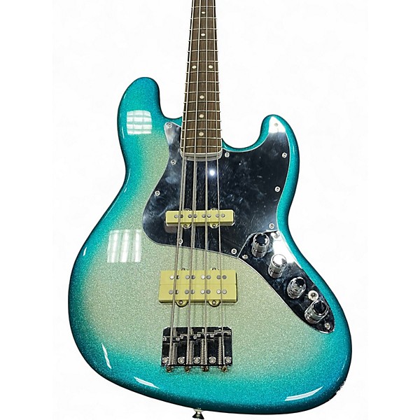 Used Fender BLU DETIGER LIMITED PLAYER JAZZ BASS SKY BURST SPARKLE Electric Bass Guitar