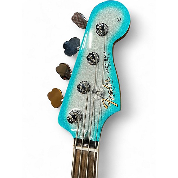 Used Fender BLU DETIGER LIMITED PLAYER JAZZ BASS SKY BURST SPARKLE Electric Bass Guitar