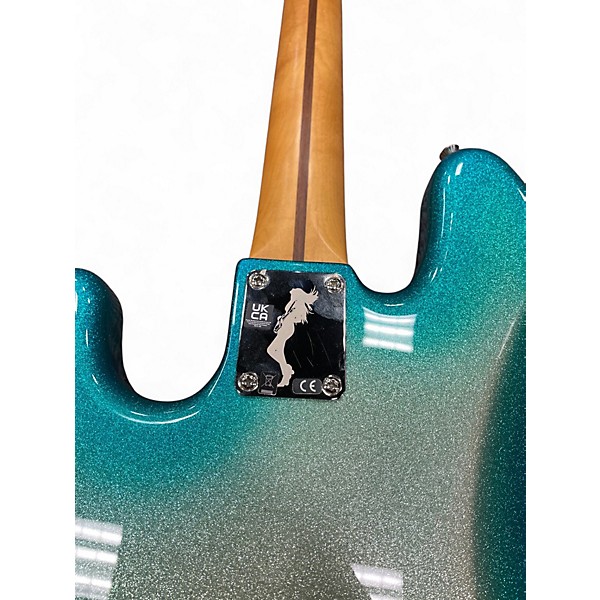 Used Fender BLU DETIGER LIMITED PLAYER JAZZ BASS SKY BURST SPARKLE Electric Bass Guitar