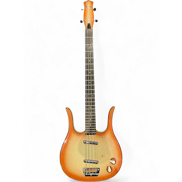 Used Danelectro LONGHORN BASS 2 Color Sunburst Electric Bass Guitar