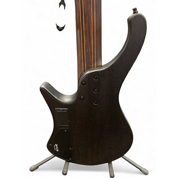 Used Ibanez EHB1505MS 5-String Multi-Scale Ergonomic Headless Black Ice Flat Electric Bass Guitar