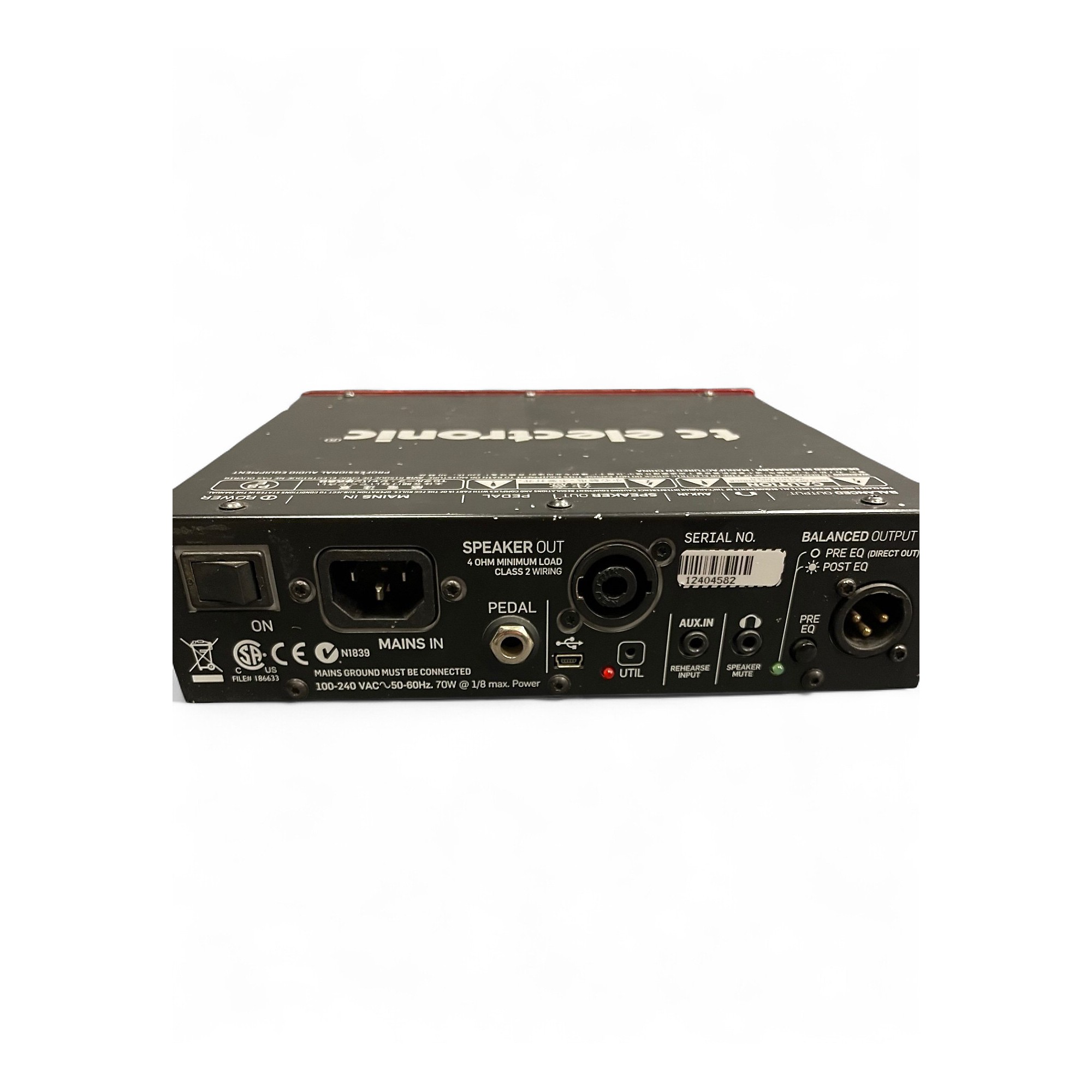 Used TC Electronic BH250 250W Bass Amp Head | Guitar Center