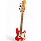 Used Squier Affinity Precision Bass Torino Red Electric Bass Guitar