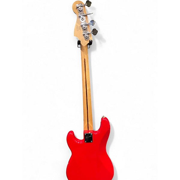 Used Squier Affinity Precision Bass Torino Red Electric Bass Guitar
