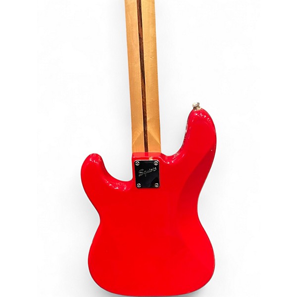 Used Squier Affinity Precision Bass Torino Red Electric Bass Guitar