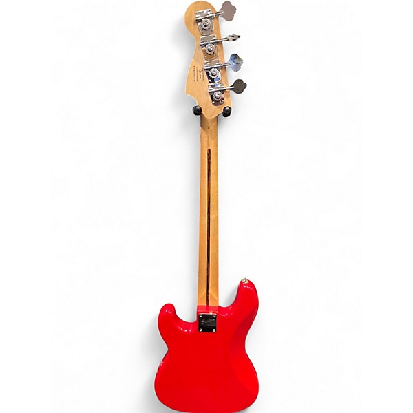 Used Squier Affinity Precision Bass Torino Red Electric Bass Guitar