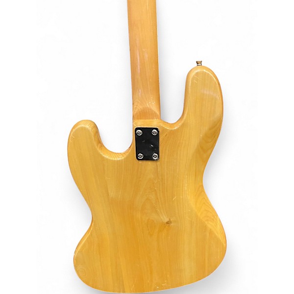 Used Magnum J Bass Style Natural Electric Bass Guitar