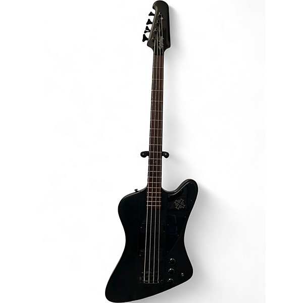 Used Epiphone Thunderbird Goth Satin Black Electric Bass Guitar