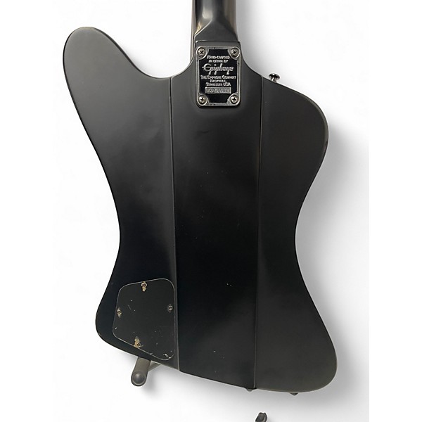 Used Epiphone Thunderbird Goth Satin Black Electric Bass Guitar