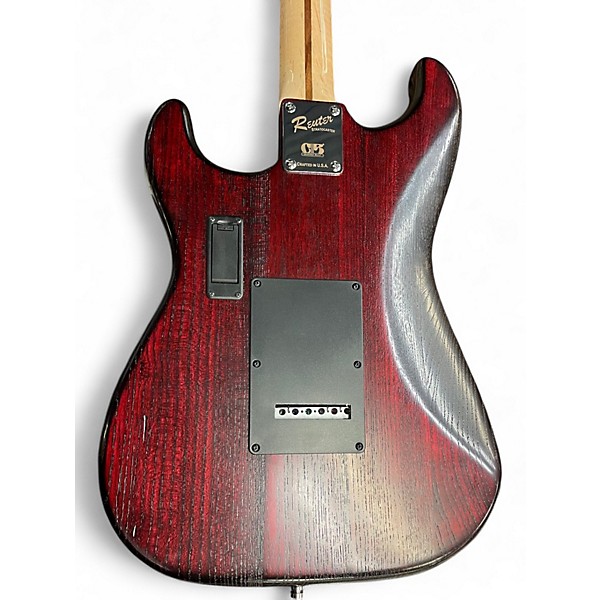 Used 2025 Reuter Guitars Stratocaster Dark Wine Red Solid Body Electric Guitar
