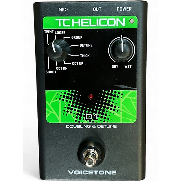 Used TC Helicon voicetone d1 Effect Pedal