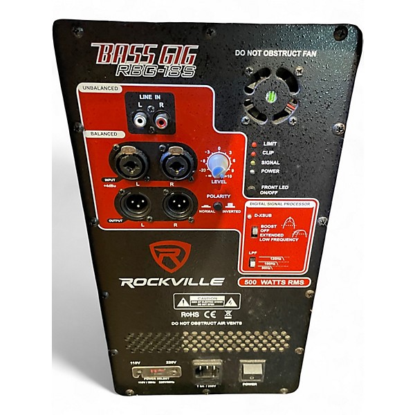 Used Rockville RBG-18S Powered Subwoofer