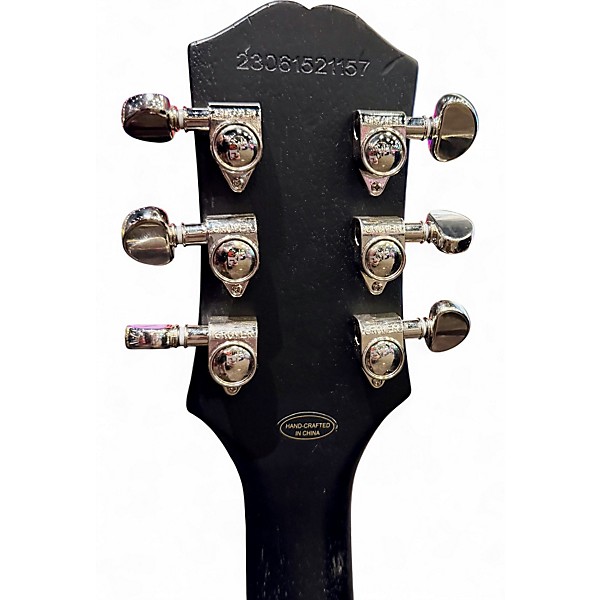 Used Epiphone Les Paul Traditional Pro IV Worn Ebony Solid Body Electric Guitar