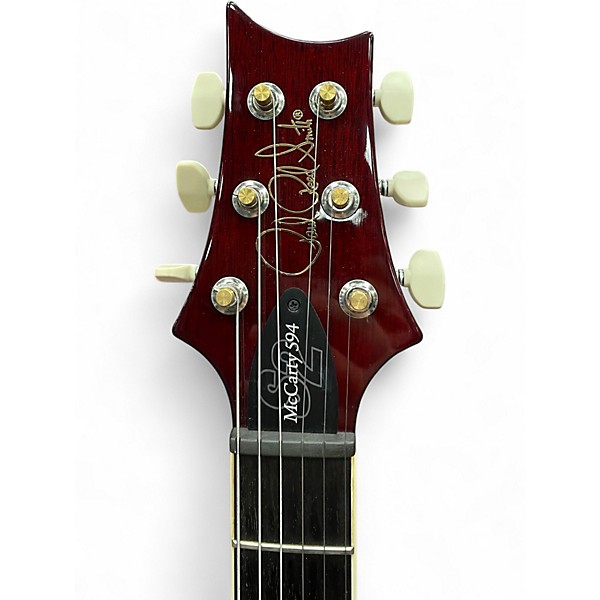 Used PRS S2 McCarty 594 Singlecut Cherry Solid Body Electric Guitar