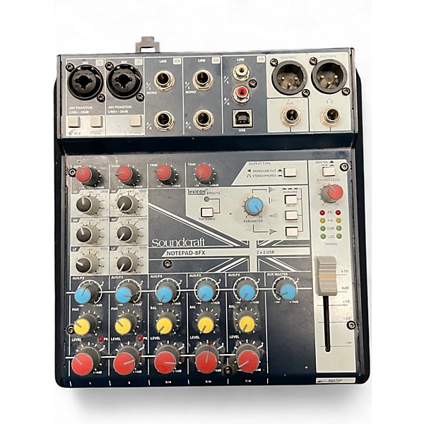 Used Soundcraft Notepad 8FX Unpowered Mixer
