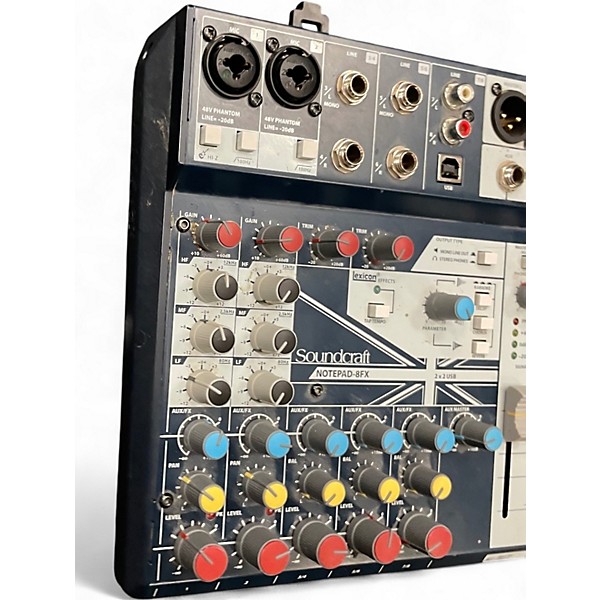 Used Soundcraft Notepad 8FX Unpowered Mixer
