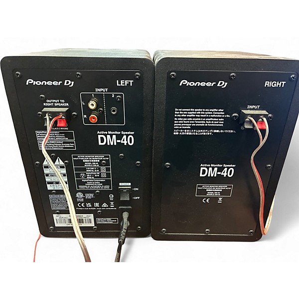 Used Pioneer DJ  DM40 Powered Monitor