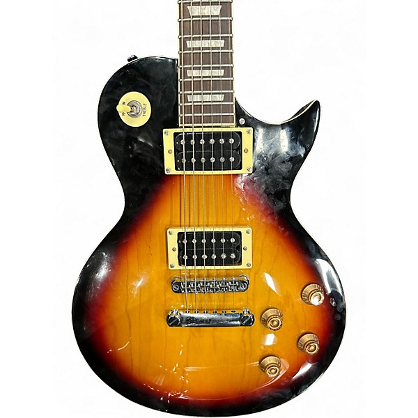 Used Iyv ILS-300 Tobacco Sunburst Solid Body Electric Guitar