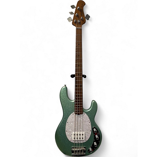 Used Sterling by Music Man Stingray Ray34 Sparkle Seafoam Sparkle  Electric Bass Guitar