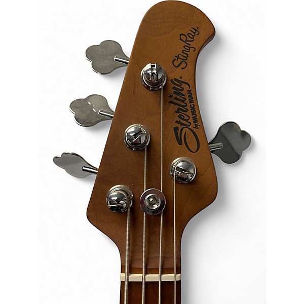 Used Sterling by Music Man Stingray Ray34 Sparkle Seafoam Sparkle  Electric Bass Guitar