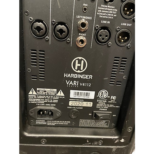 Used Harbinger VARI V4112 Powered Speaker