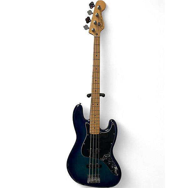 Used Fender Player Jazz Bass Blue Sunburst Electric Bass Guitar