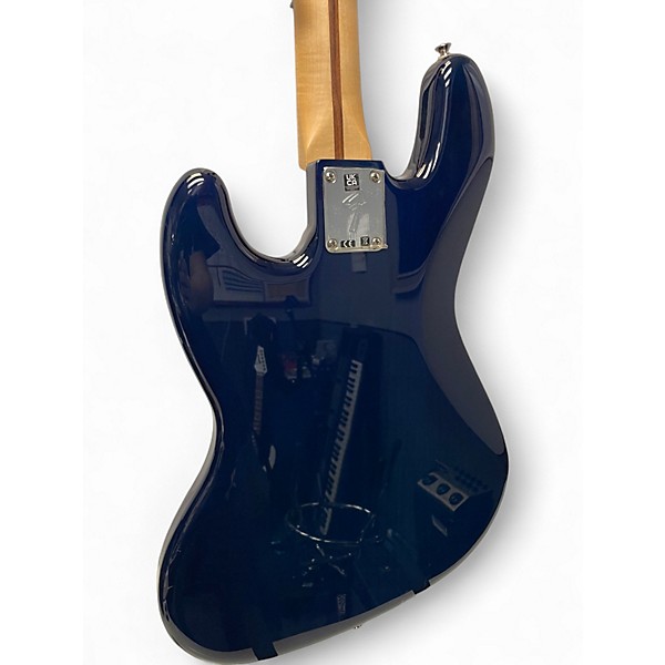 Used Fender Player Jazz Bass Blue Sunburst Electric Bass Guitar