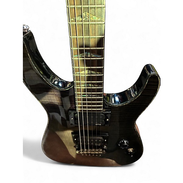 Used Charvel Desolation DX-1 ST Soloist Trans Black Solid Body Electric Guitar