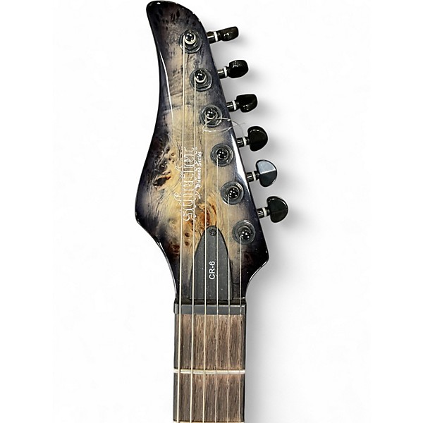 Used Schecter Guitar Research CR-6 CHARCOAL BURST Solid Body Electric Guitar