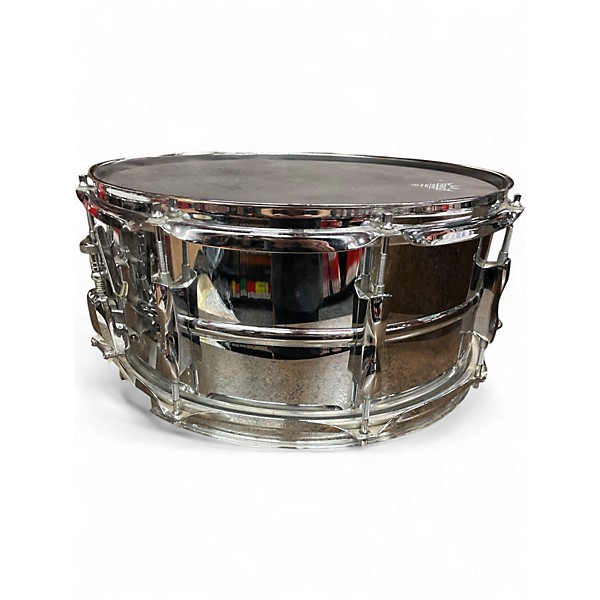 Used Premier 6.5X14 chrome steel snare CHROME Drum