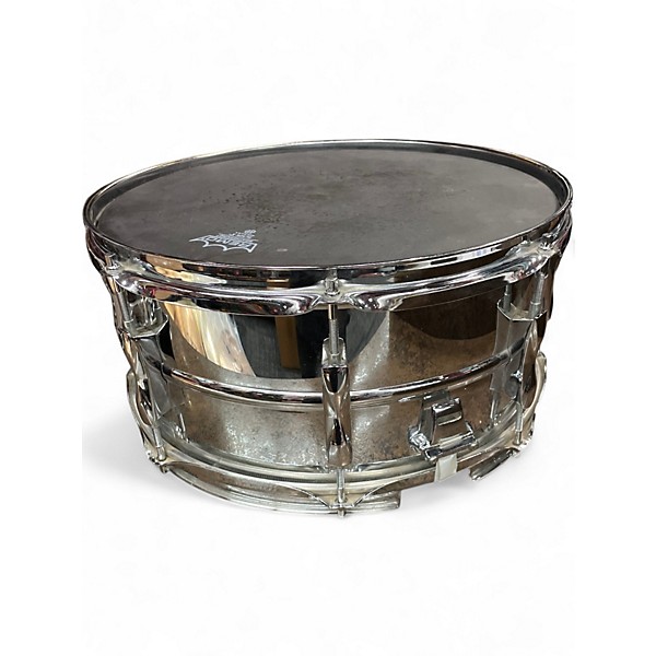 Used Premier 6.5X14 chrome steel snare CHROME Drum