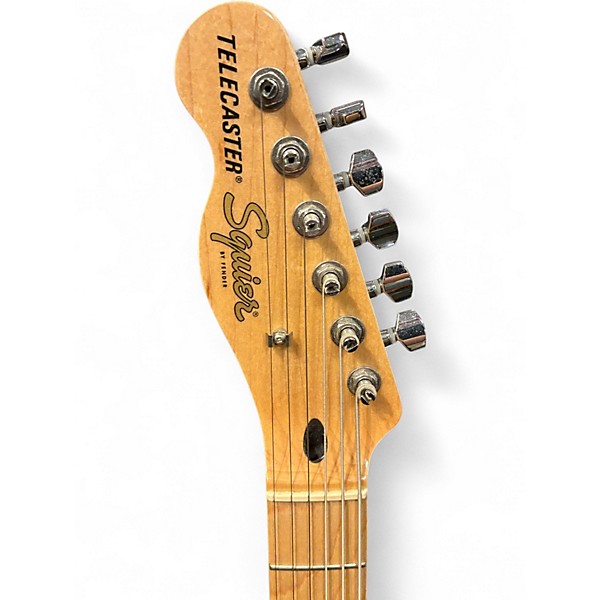 Used Squier Standard Telecaster Left Handed Butterscotch Blonde Electric Guitar