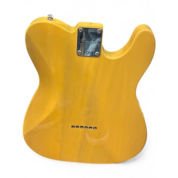 Used Squier Standard Telecaster Left Handed Butterscotch Blonde Electric Guitar
