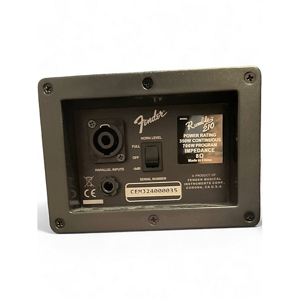 Used Fender RUMBLE V3 2X10 Bass Cabinet