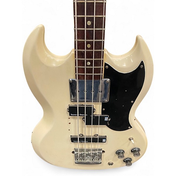 Vintage 1963 Gibson EB-0 WHITE Electric Bass Guitar