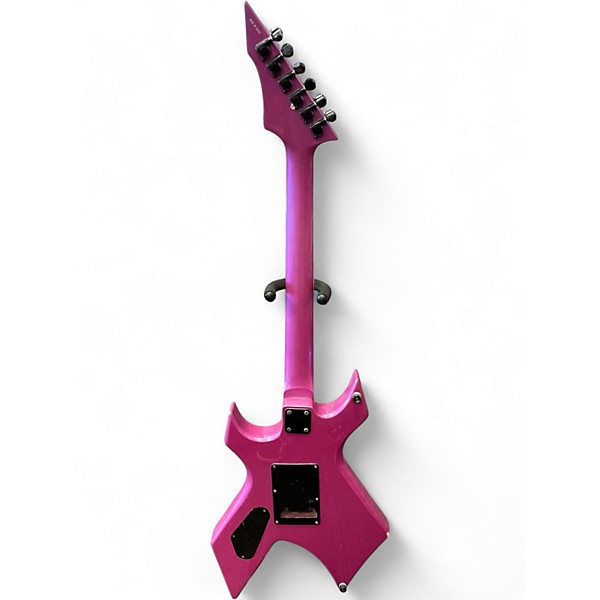 Used B.C. Rich PLATINUM SERIES WARLOCK LAVENDER Solid Body Electric Guitar