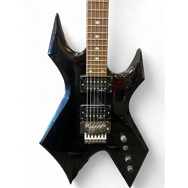 Used B.C. Rich NJ Series Warlock Black Solid Body Electric Guitar