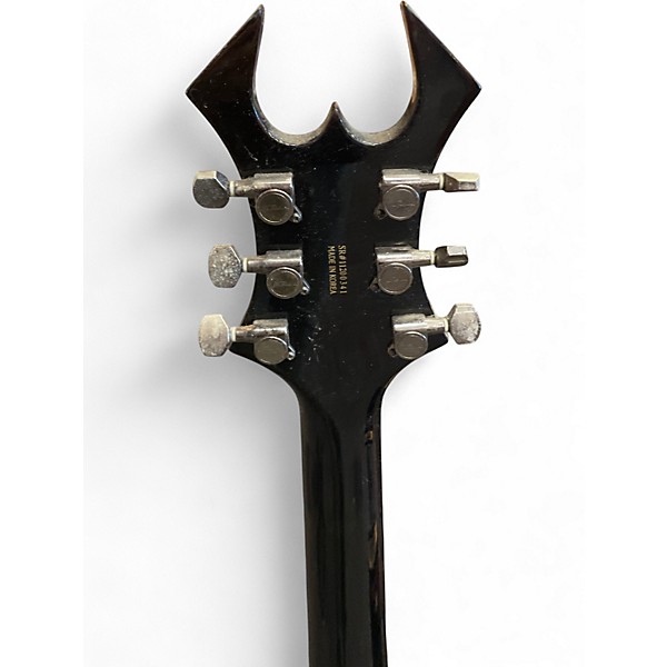 Used B.C. Rich NJ Series Warlock Black Solid Body Electric Guitar